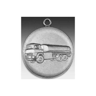 Medaille Straentank w. mit se  50mm, silberfarben in Metall