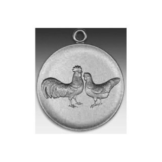 Medaille Straentank w. mit se  50mm, silberfarben in Metall