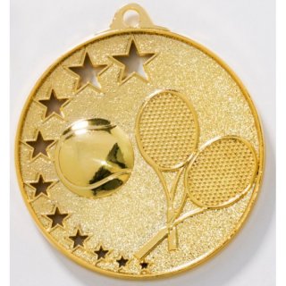 Medaille Tennis 52mm gold 24 Gramm / Strke 5mm