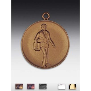 Medaille Vertreter mit se  50mm, bronzefarben in Metall