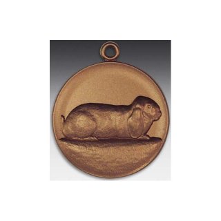 Medaille Widder dt. mit se  50mm, bronzefarben in Metall
