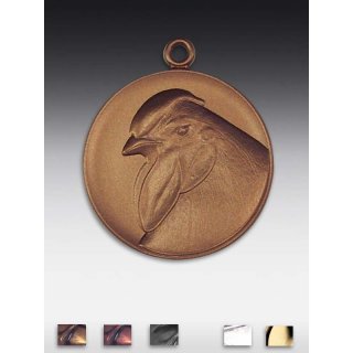 Medaille Wyandotten mit se  50mm,  bronzefarben, siber- oder goldfarben