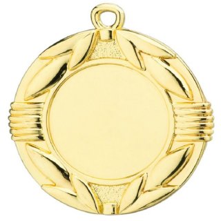 Medaille D=40mm,  gold,  fr 25 mm Emblem  ,   Band, Emblem und Montage sind im Preis enthalten