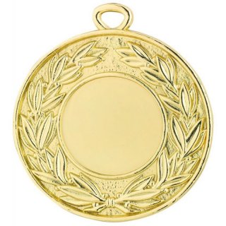 Medaille D=50mm,  gold,  fr 25 mm Emblem ,   Band, Emblem und Montage sind im Preis enthalten