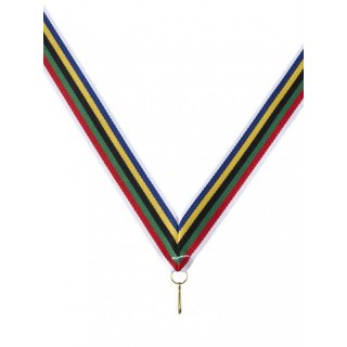 Medaillenband 22mm Olympisch 400x22mm