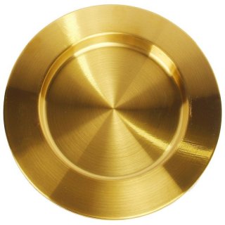 Metallteller gold 23,5cm