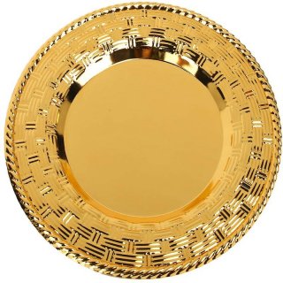 Metallteller gold 25,5cm