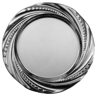 Metallteller silber 24cm