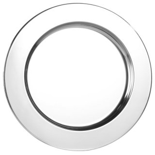 Metallteller silber 30cm