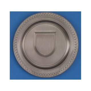 Metallwappenteller  23cm