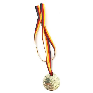 Motivmedaille 50mm Karneval Fasching Narrenkappe mit Band