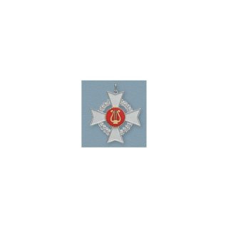 Orden, versilbert, Auflagen vergoldet