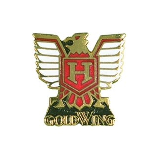 PIN HONDA Gold Wing H-Logo goldfarben von Euro-Pokale