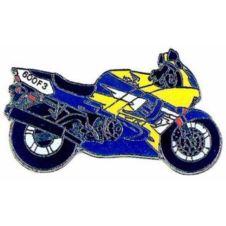 Pin HONDA CBR 600 F 3 gelb/lila US Mod96* von Euro-Pokale