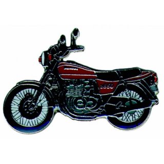 Pin KAWASAKI Z 650 Modell 77 rot von Euro-Pokale