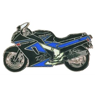 Pin KAWASAKI ZZR 1100 blau/schwarz von Euro-Pokale