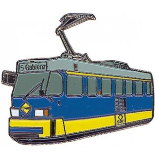 Pin Straenbahn Chemnitz (GABLENZ) blau* von Euro-Pokale