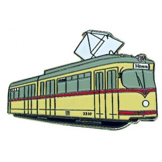 Pin Straenbahn Dsseldorf/Hamm beige* von Euro-Pokale