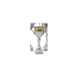 Pokal Alessia Silber-Gold H=385 mm D=140 mm