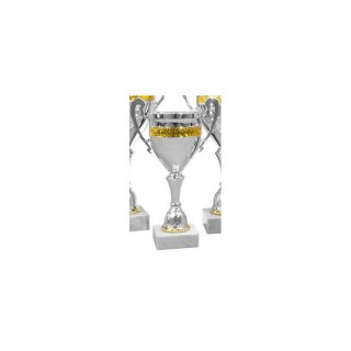 Pokal Alessia Silber-Gold H=420 mm D=160 mm
