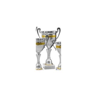Pokal Alessia Silber-Gold H=460 mm D=180 mm