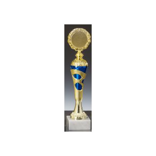 Pokal Gold Blau H=290 mm