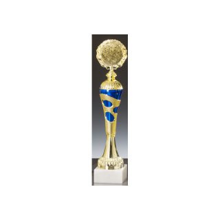 Pokal Gold Blau H=308 mm