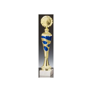 Pokal Gold Blau H=334 mm