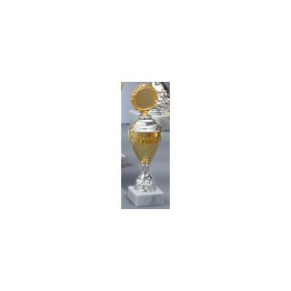 Pokal Joeleen Silber-Gold H=278 mm D=80 mm
