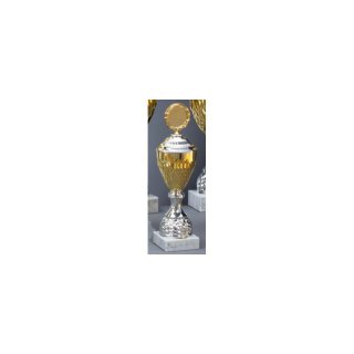 Pokal Joeleen Silber-Gold H=395 mm D=120 mm