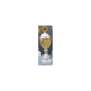 Pokal Joeleen Silber-Gold H=440 mm D=140 mm