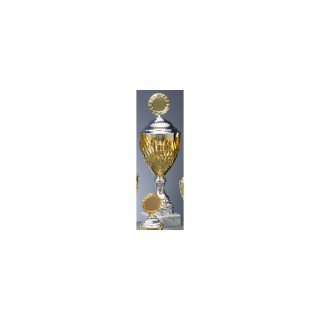Pokal Joeleen Silber-Gold H=505 mm D=160 mm