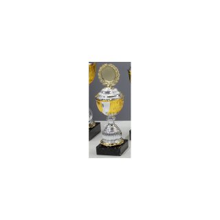 Pokal Pilar Silber-Gold H=320 mm D=100 mm