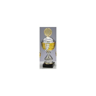 Pokal Pilar Silber-Gold H=375 mm D=140 mm