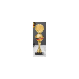 Pokal Teutonia Gold H=277 mm D=80 mm