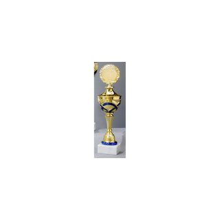 Pokal Varia Gold-Blau H=305 mm D=80 mm
