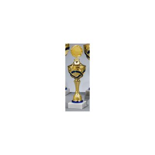 Pokal Varia Gold-Blau H=342 mm D=100 mm