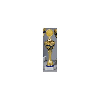Pokal Varia Gold-Blau H=365 mm D=100 mm