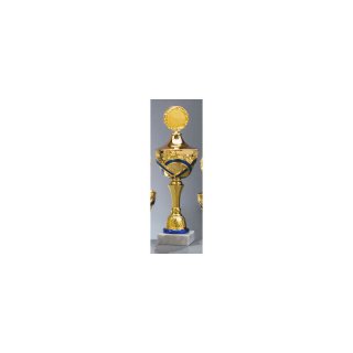 Pokal Varia Gold-Blau H=385 mm D=120 mm