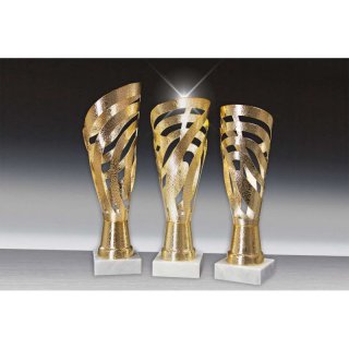 Pokal -gold- H461mm Silah 190, Marmor 120x40mm wei