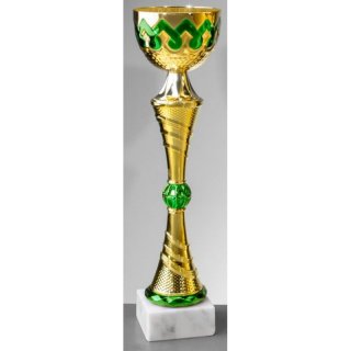 Pokal gold-grn H. 320mm Nils