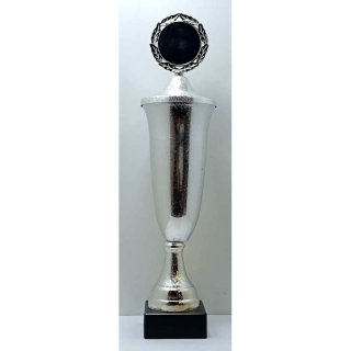 Pokal mit silbernem Metalbecher auf Marmorsockel 390mm inkl. Gravur