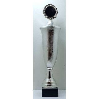 Pokal mit silbernem Metalbecher auf Marmorsockel 430mm inkl. Gravur