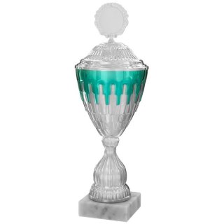 Pokal sil-trkis H.398mm Belle