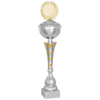 Pokal silb-gold H. 417mm Alea