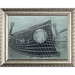 Relief aus Zinn 44x34cm