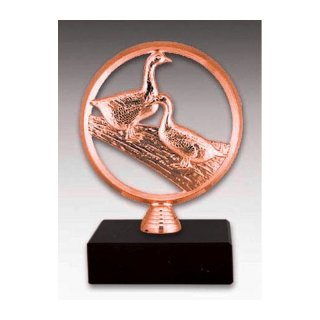 Ringstnder Gans-Ente Bronze