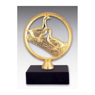 Ringstnder-Metall 125mm Gans-Ente Bronze, silber oder Goldfarben