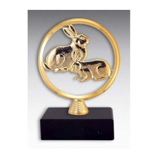 Ringstnder-Metall 125mm  Kaninchen Bronze, silber oder Goldfarben