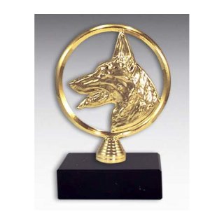 Ringstnder-Metall 125mm Schferhund Bronze, silber oder Goldfarben